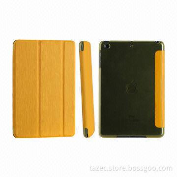 Genuine Leather/PU Case for iPad 5, Also Available in Black, Various Sizes Welcomed